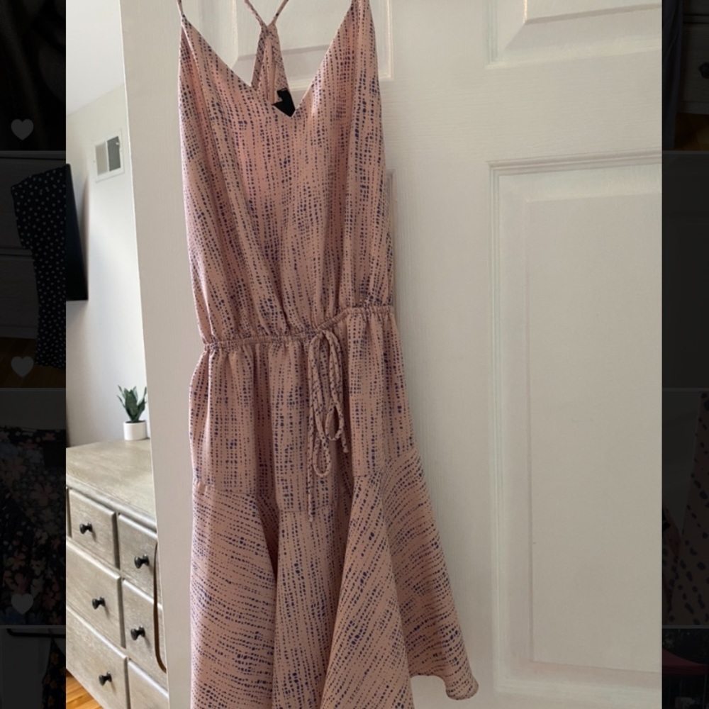 Pink & blue dress